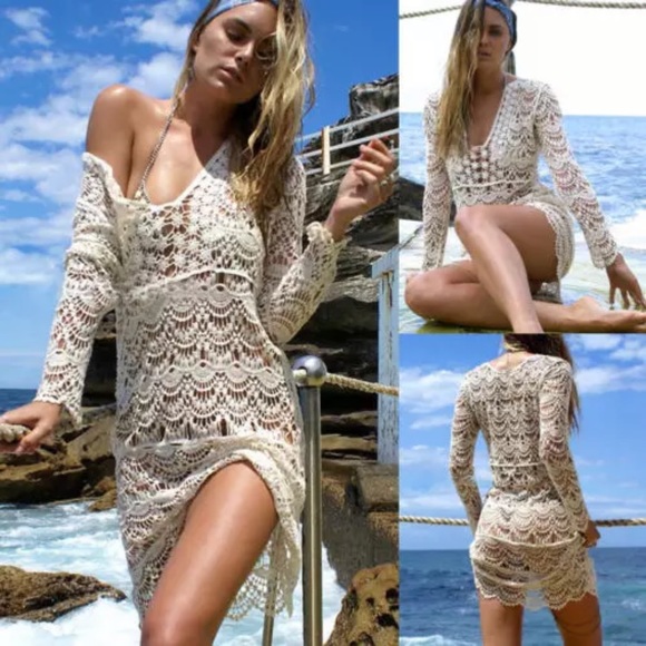 New! Crochet Dress/Coverup - Picture 9 of 9